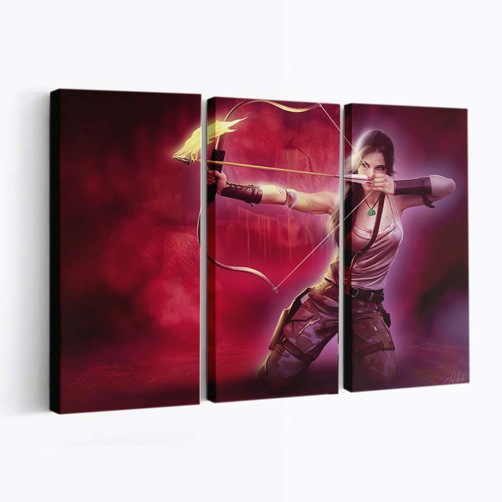 tomb raider lara croft girl with bow and arrow 69